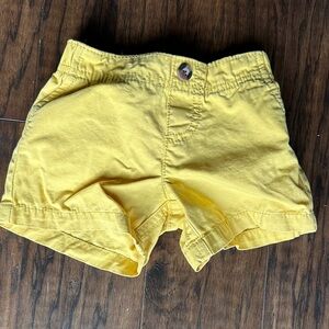 Carter's Yellow Cotton Shorts